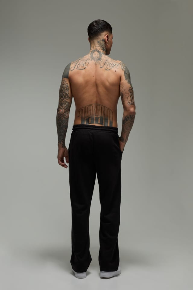 Training Dept. Training Dept. Men's Tall Training Dept Contrast Drawcord Straight Leg Jogger in Black - 2