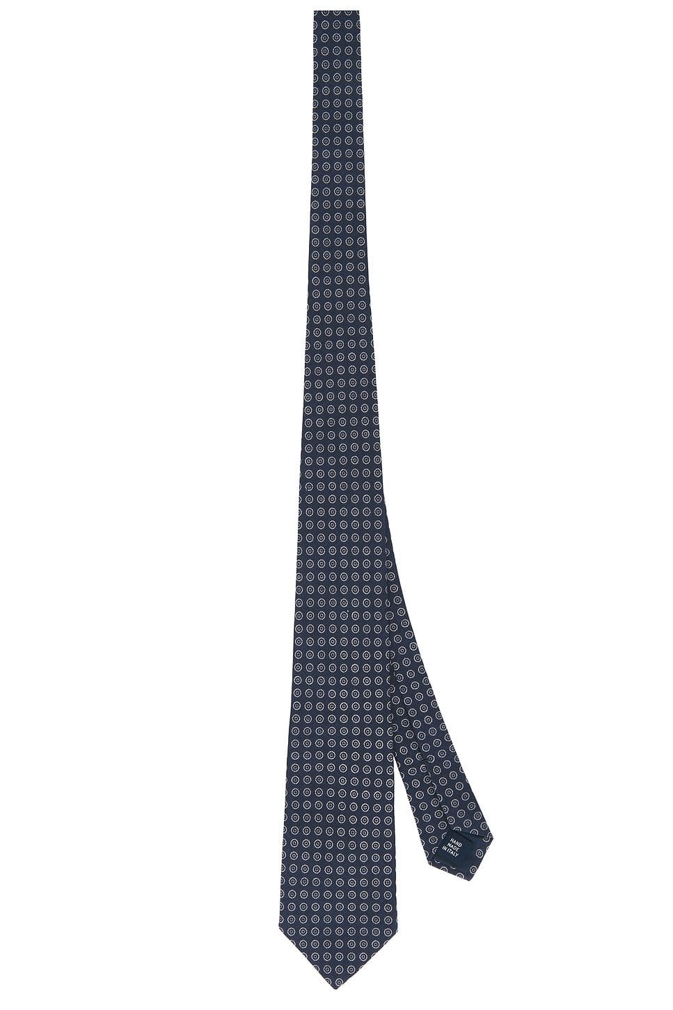 revolve Silk Circle Neat Neck Tie - 1