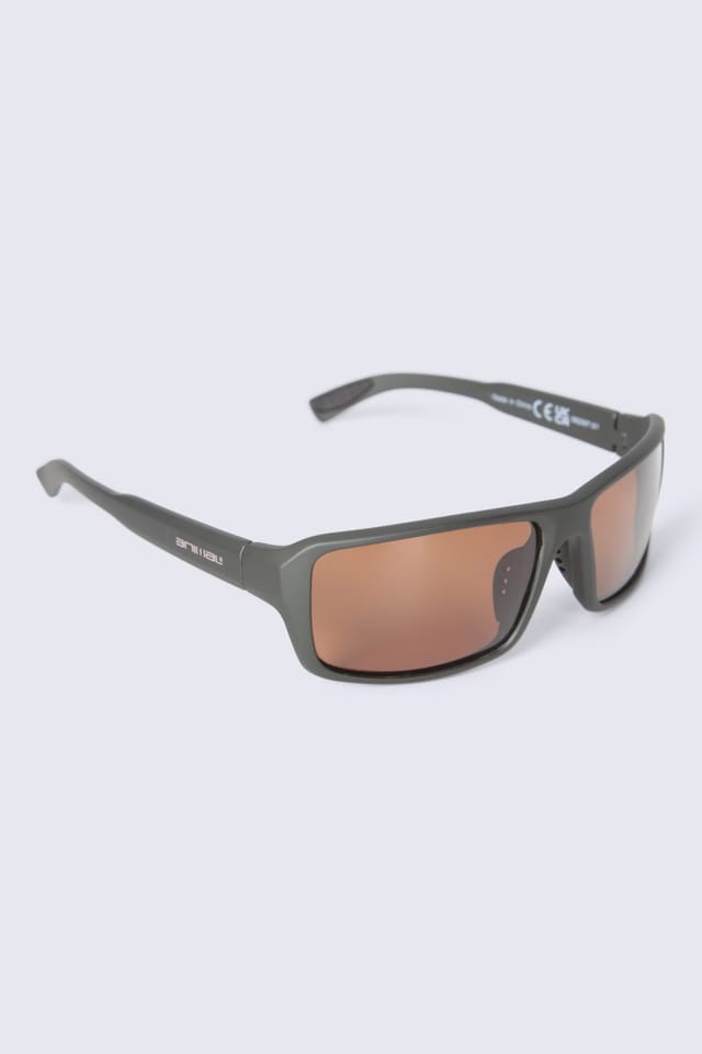 Animal Animal Men's 'Leo' Stylish Sporty Frame UV400 Lens Eyewear Polarized Sunglasses in Green - 2
