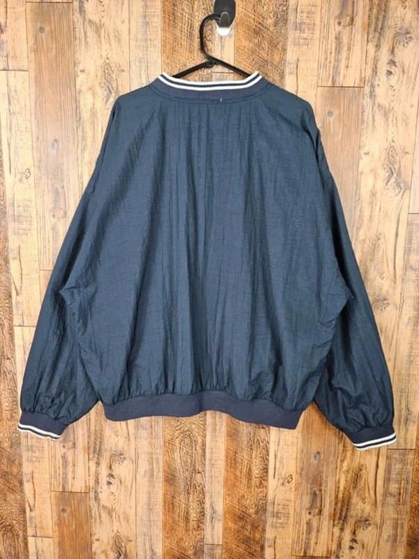 Reebok Reebok Vintage Windbreaker Jacket Navy V Neck Pullover 90s L