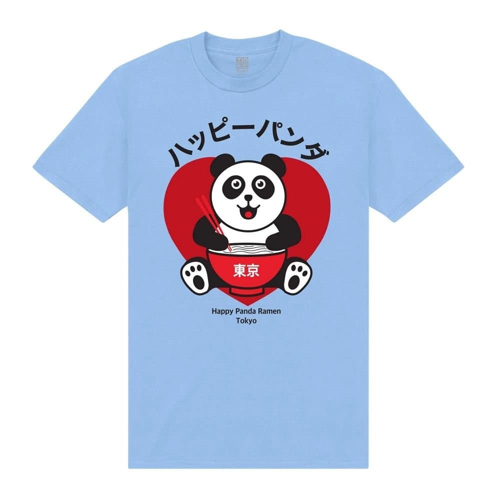 TORC TORC Men's Happy Panda T-Shirt in Light Blue