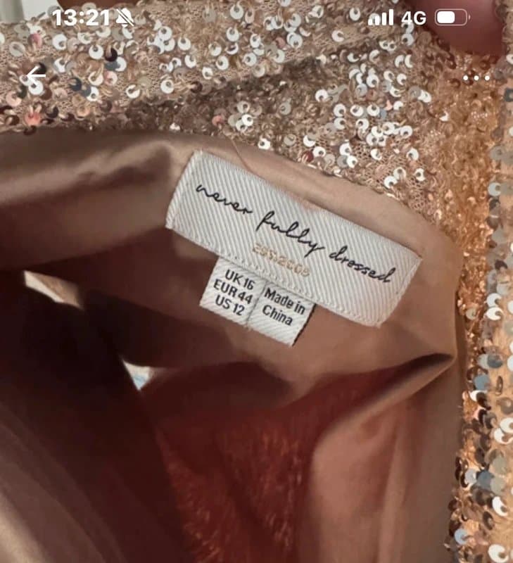 Never Fully Dressed Sequin skirt