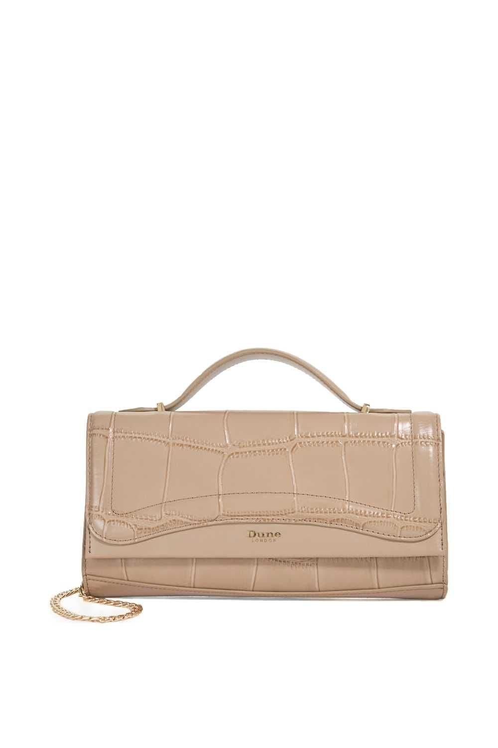 Dune London Dune London Women's 'Edited' Leather Bag in Light Beige