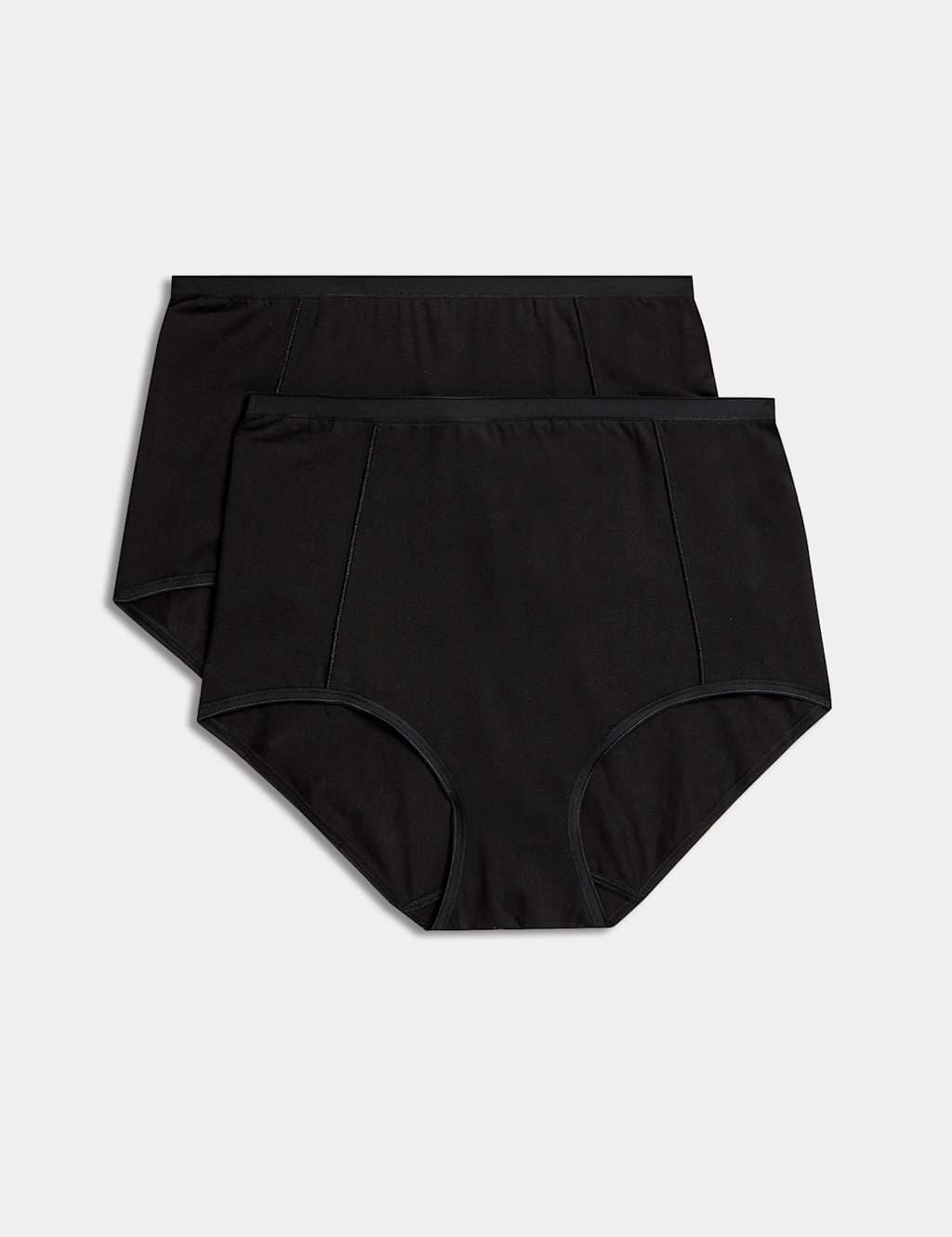 Marks & Spencer M&S 2 Pack Firm Control Full Briefs Black