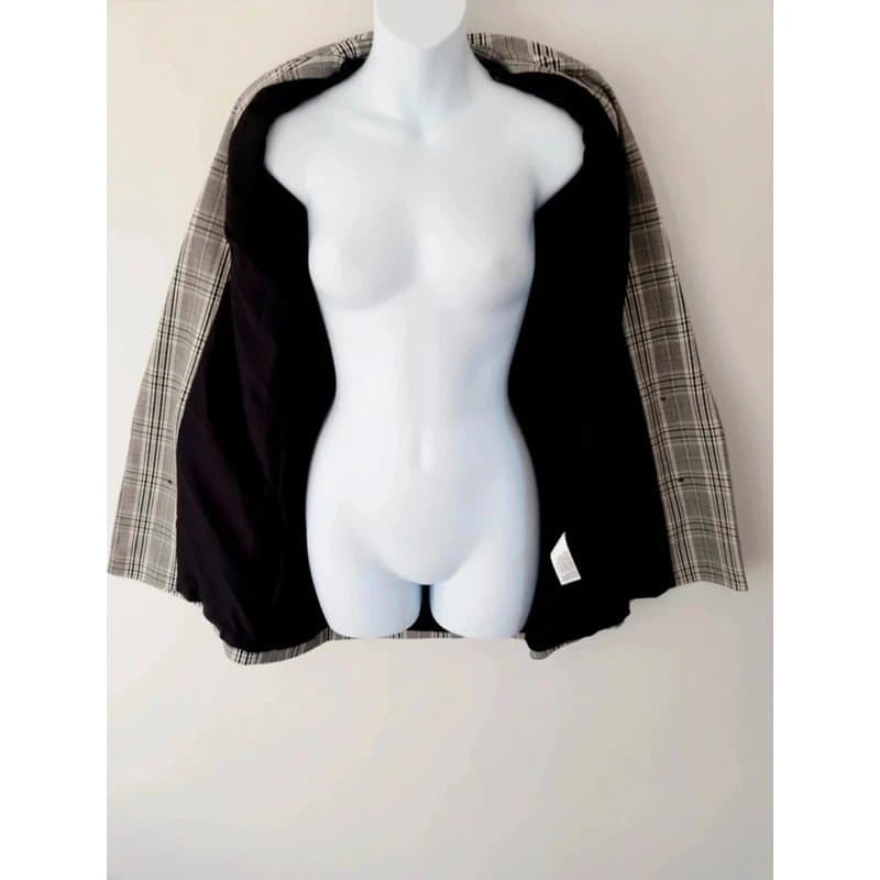 River Island River Island London Yuppie power longline open blazer jacket size 8 brand new with tags