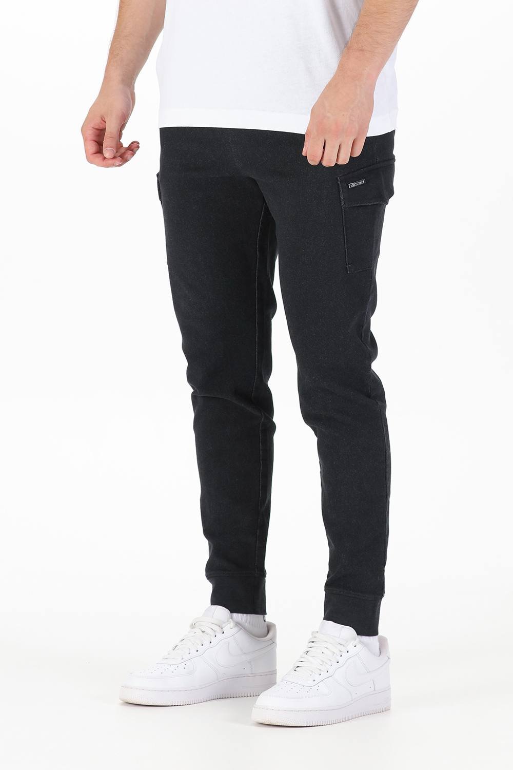 Luke 1977 Luke 1977 Men's Jondal Cuffed Joggers in Dark Grey - 4