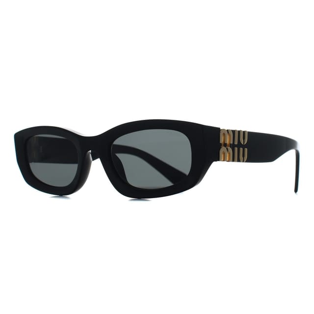 Miu Miu Miu Miu Women's Oval Black Dark Grey MUB04S - 2