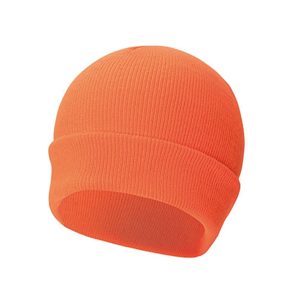 Korntex Korntex Men's Premium Strasbourg Knitted Beanie in Orange