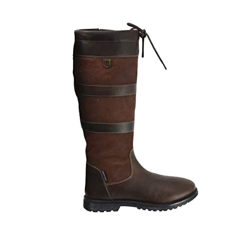 HyLAND HyLAND Women's Bakewell Long Country Boots in Dark Brown - 1