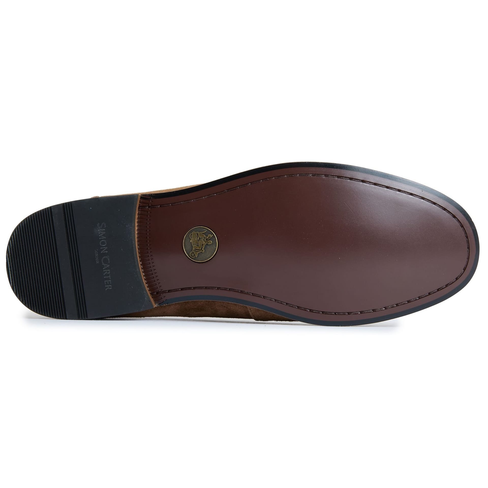 Simon Carter SIMON CARTER Men's Huxley Loafer Shoes in Tan - 4