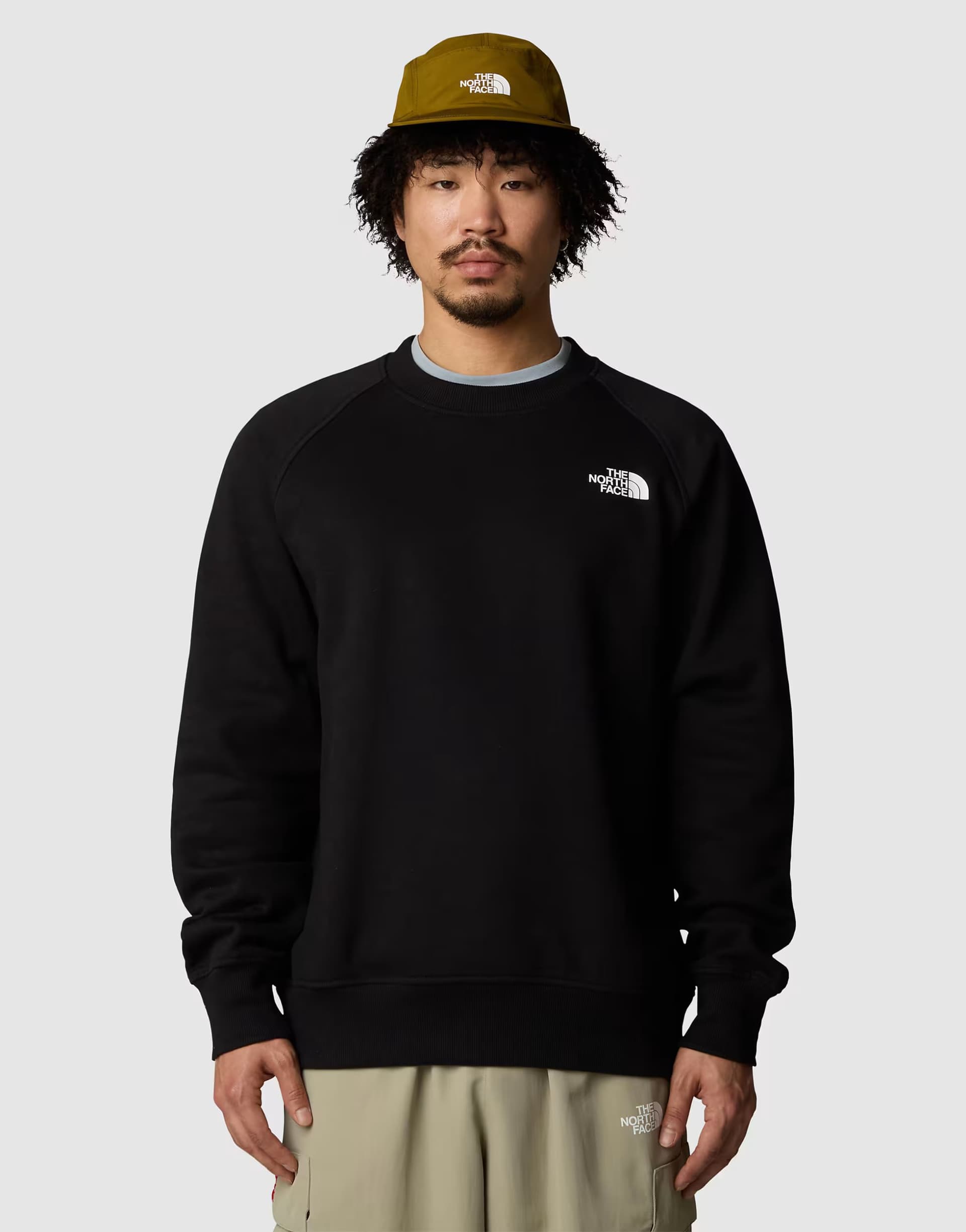 ASOS The North Face Nse raglan box sweatshirt in tnf black