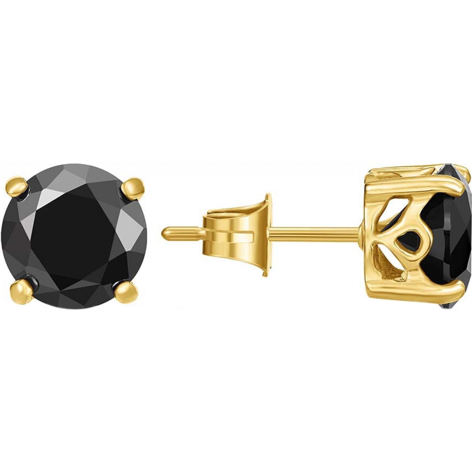 Police Police Men's PEAGE0038702 Soul Pair Of Earrings in Gold - 2