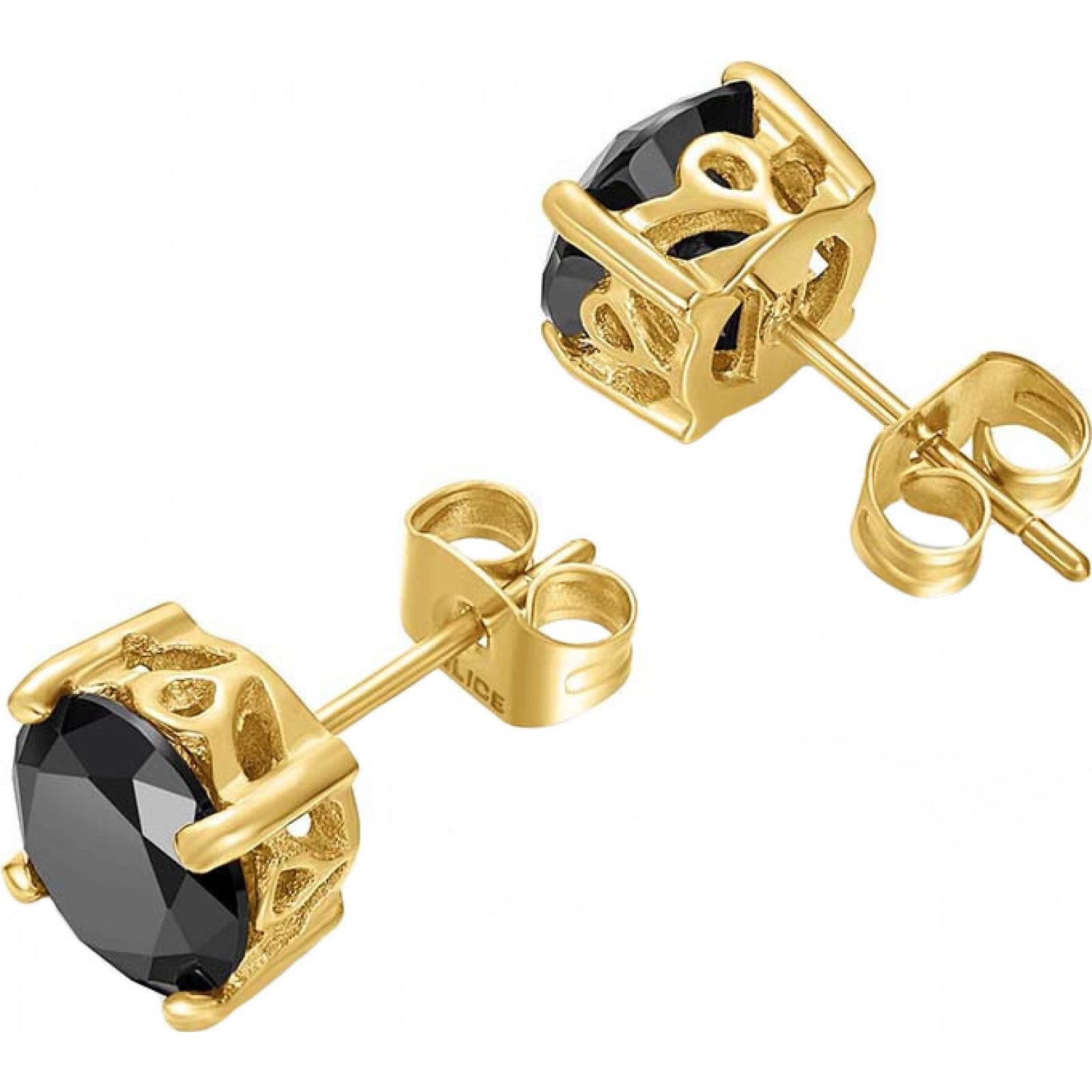 Police Police Men's PEAGE0038702 Soul Pair Of Earrings in Gold - 3