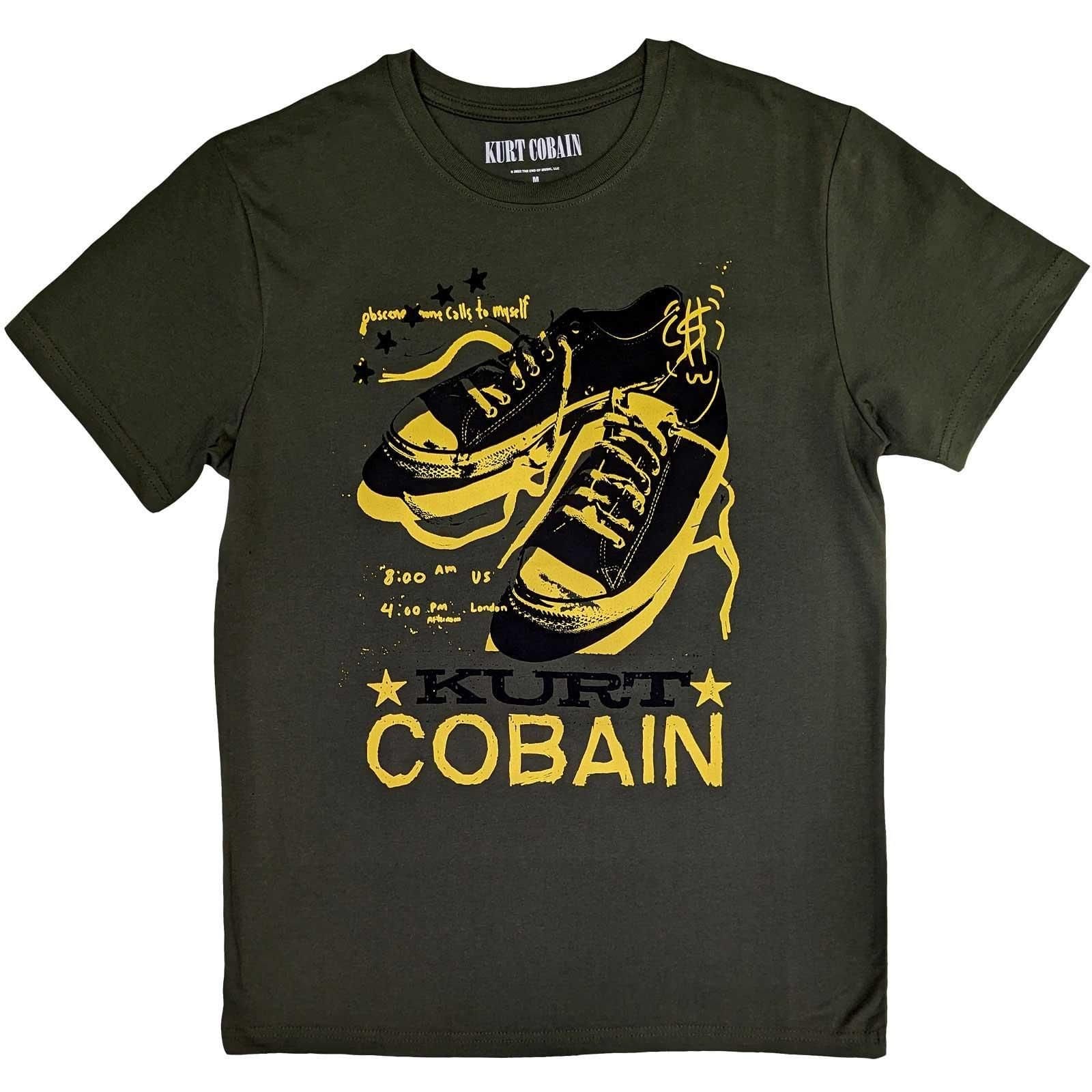 Kurt Cobain Kurt Cobain Men's Converse T-Shirt in Green - 4