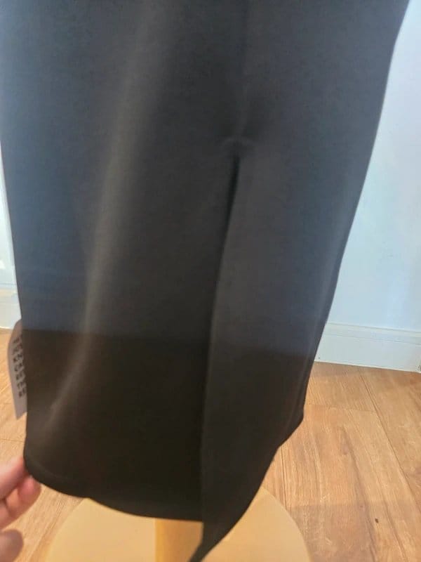 ASOS Design Embellished Black Satin Midi Dress