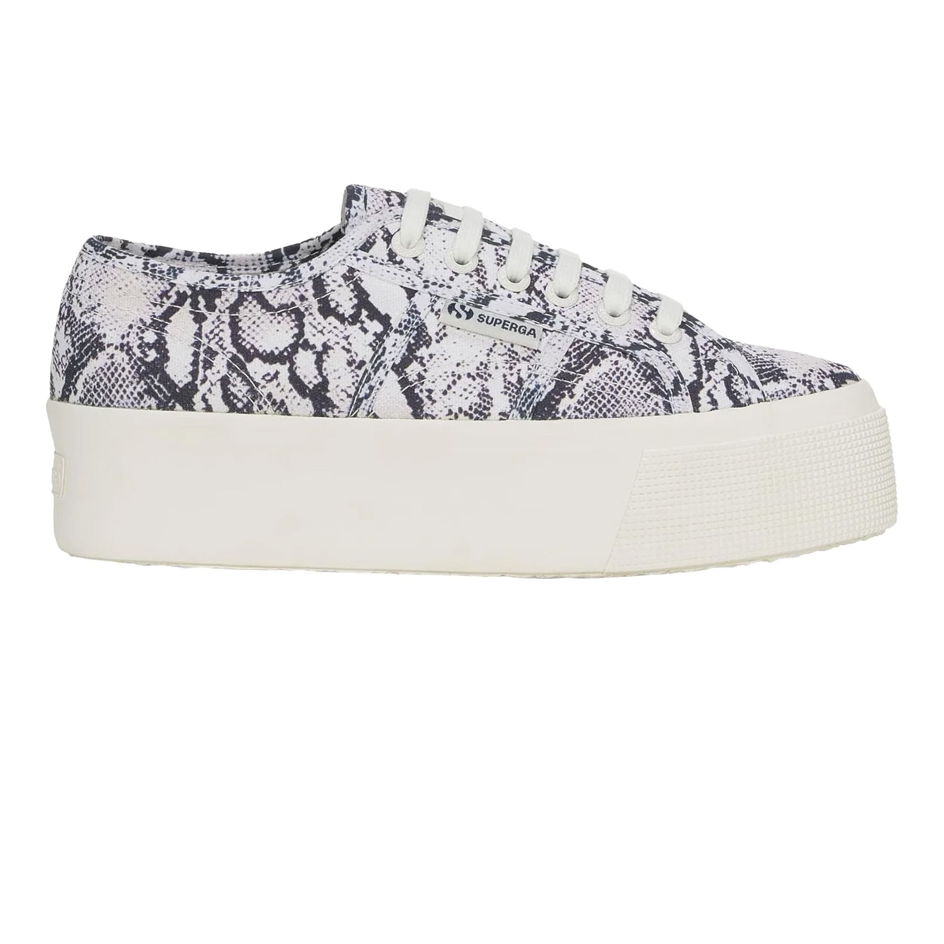 Superga Superga Women's 2790 Snake Print Trainers in White