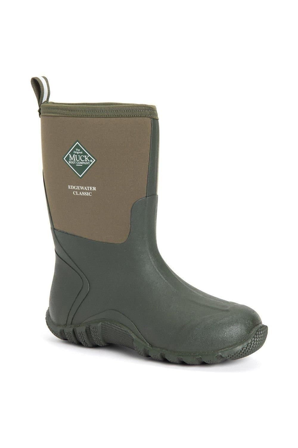 Muck Boots Muck Boots Men's 'Edgewater Classic Short' Wellingtons in Green