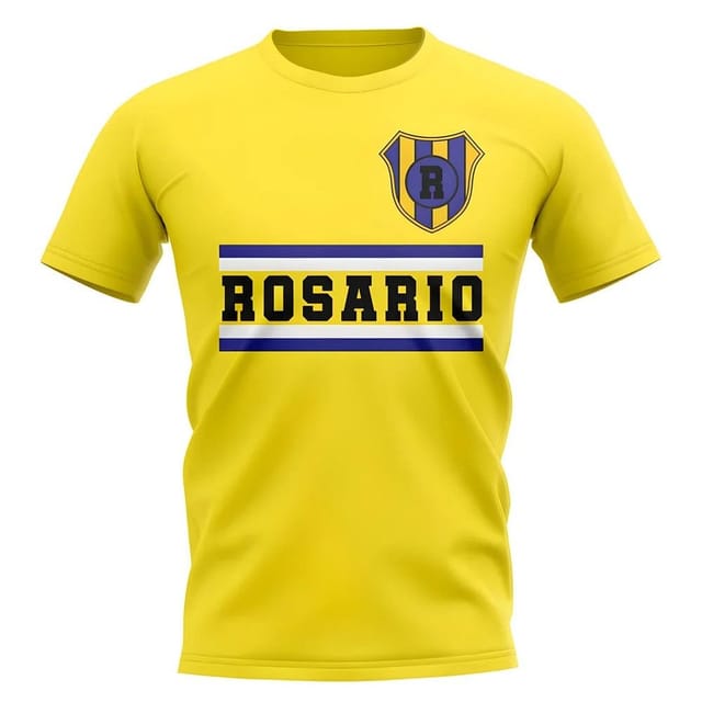 Rosario Central Rosario Central Men's Mens Core Football Club T-Shirt in Yellow - 2
