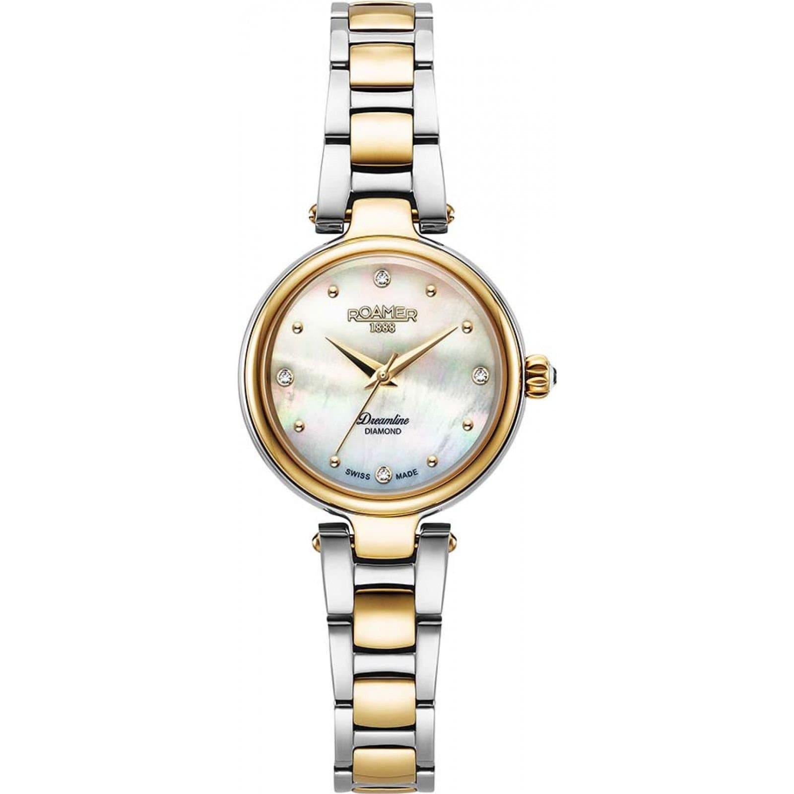 Roamer Roamer Women's 967847-47-20-50 Dreamline Diamonds 28mm Quartz Watch