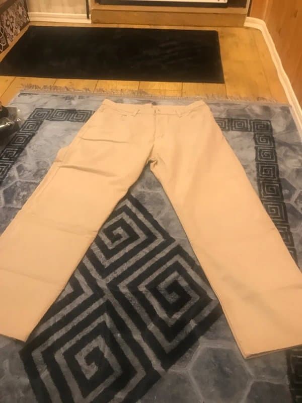 St Michael Mens beige jeans waist 36 inch S 5 pocket design vintage