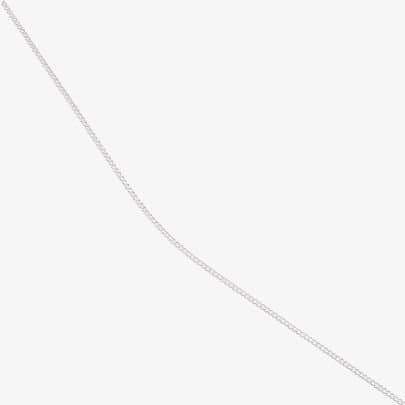 T.H.Baker T.H.Baker Women's Silver 24inch Curb Chain GK-N223