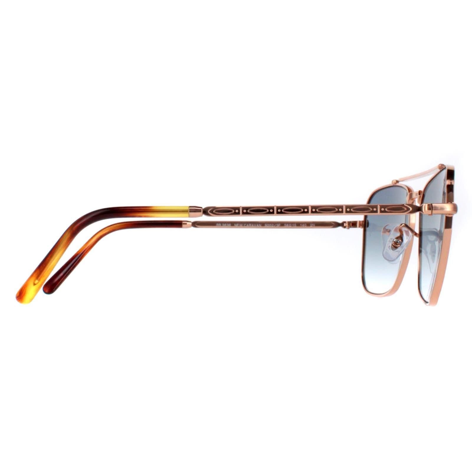 Ray-Ban Ray-Ban Men's Square Rose Gold Blue Gradient RB3636 New Caravan - 4