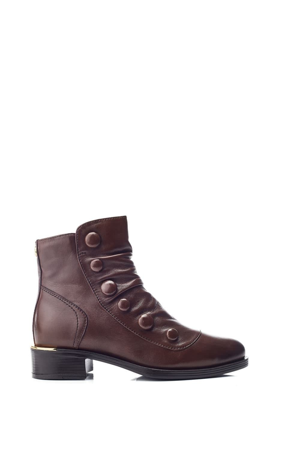 Moda In Pelle Moda In Pelle Women's 'Elita' Leather Ankle Boots in Tan
