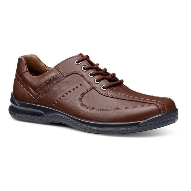 Hotter Hotter Men's 'Lance' Lace-Up Shoe in Walnut - 2