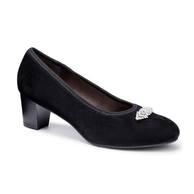 Hotter Hotter Women's 'Strut' Court Shoes in Black - 2