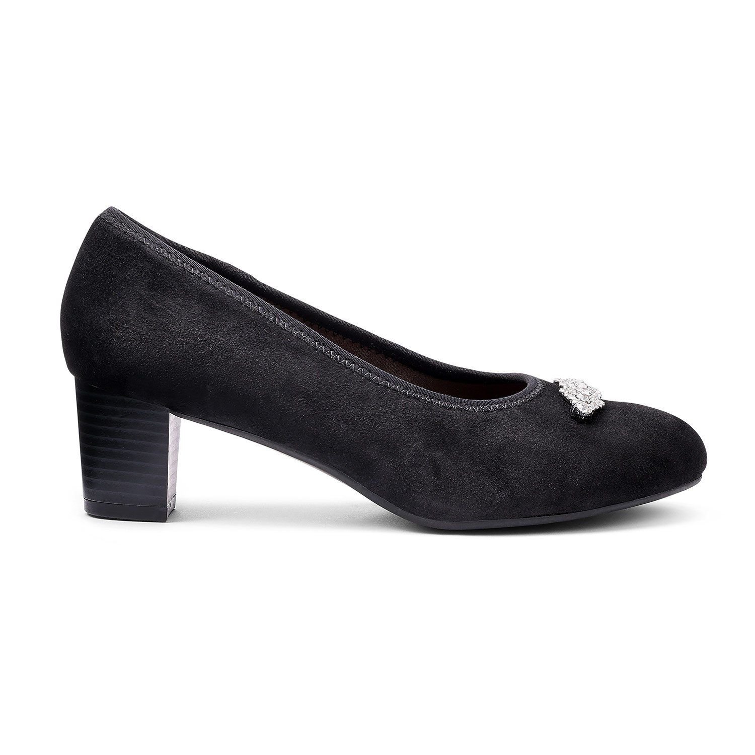 Hotter Hotter Women's 'Strut' Court Shoes in Black - 4