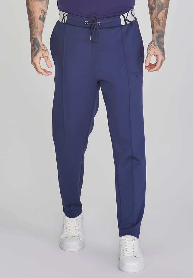 SikSilk SikSilk Men's Tapered Fit Joggers in Navy - 2
