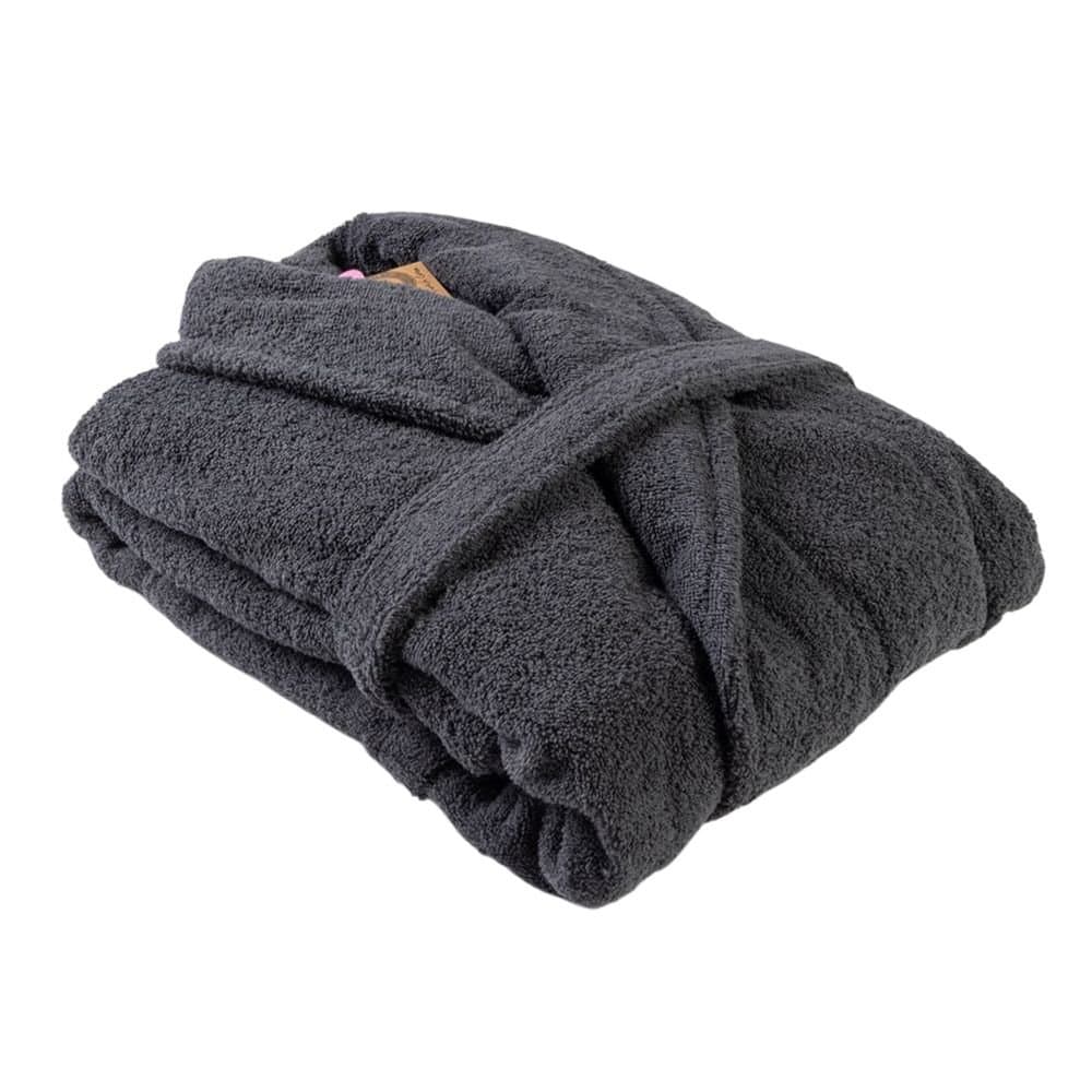ARTG ARTG Women's Shawl Collar Robe in Dark Grey