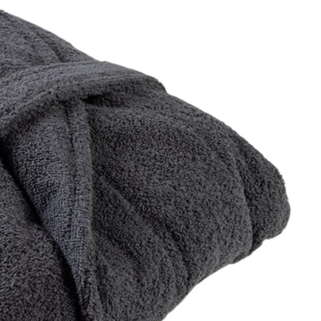 ARTG ARTG Women's Shawl Collar Robe in Dark Grey - 2