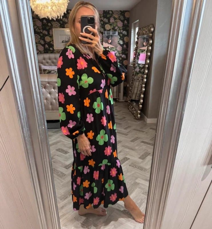 Never Fully Dressed Never Fully Dressed eco viscose dress size 12