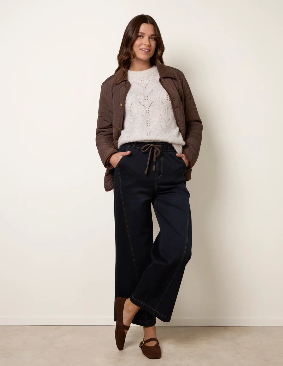 Blue Vanilla Seam Detail Jeans