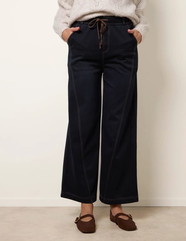 Blue Vanilla Seam Detail Jeans - 2