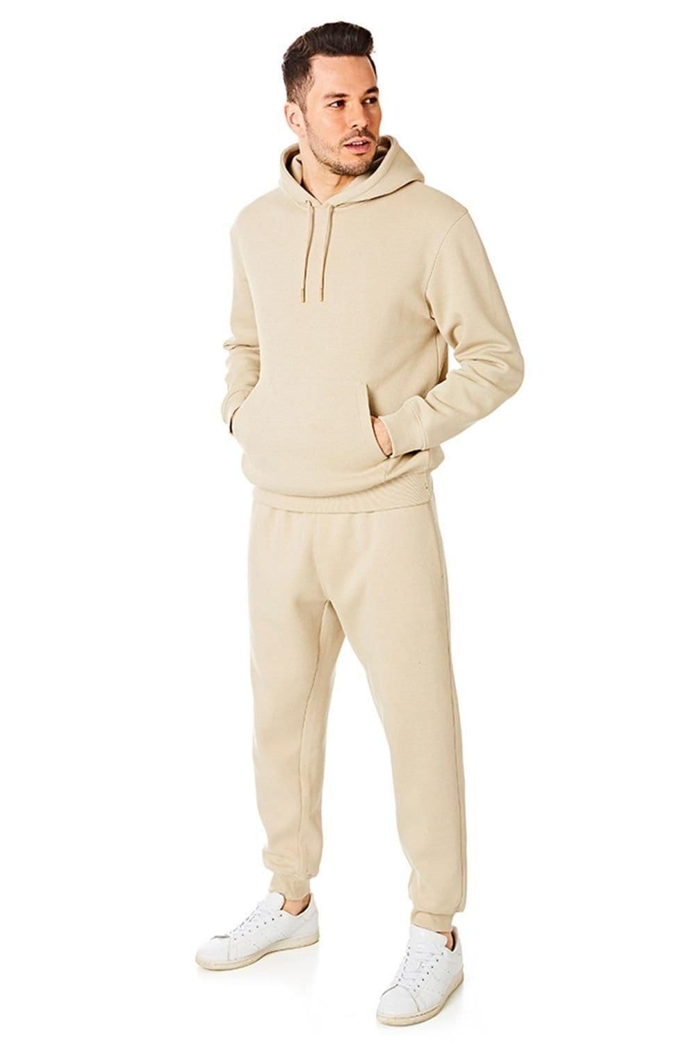 RIPT Essentials RIPT Essentials Men's Essential Cuffed Joggers in Beige - 4