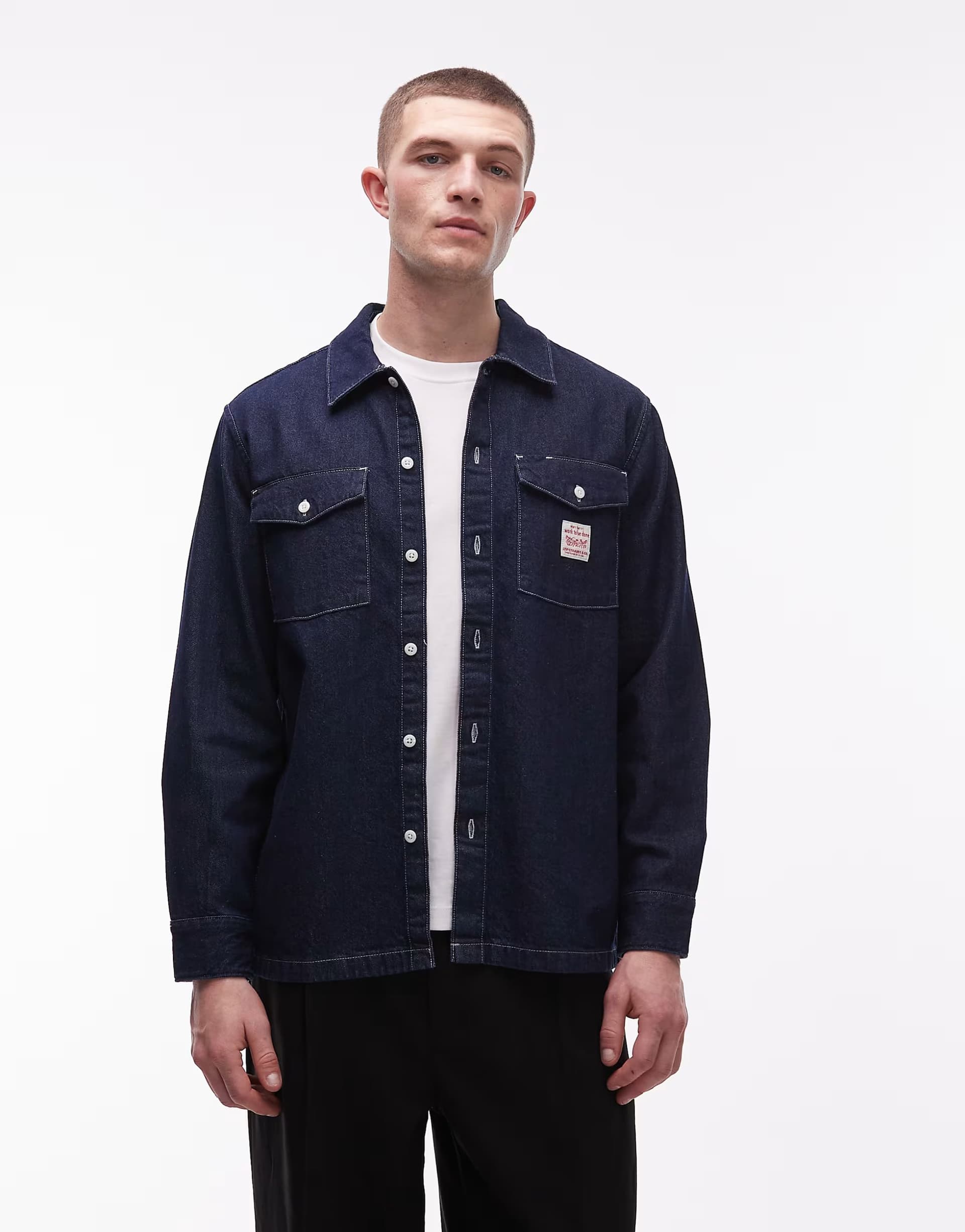 ASOS Levi's Workwear denim overshirt in indigo