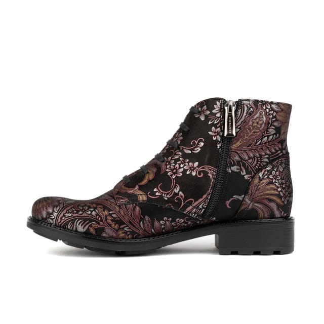 Embassy London Embassy London Women's Laviva Mid - Black & Gold & Burgundy - 3