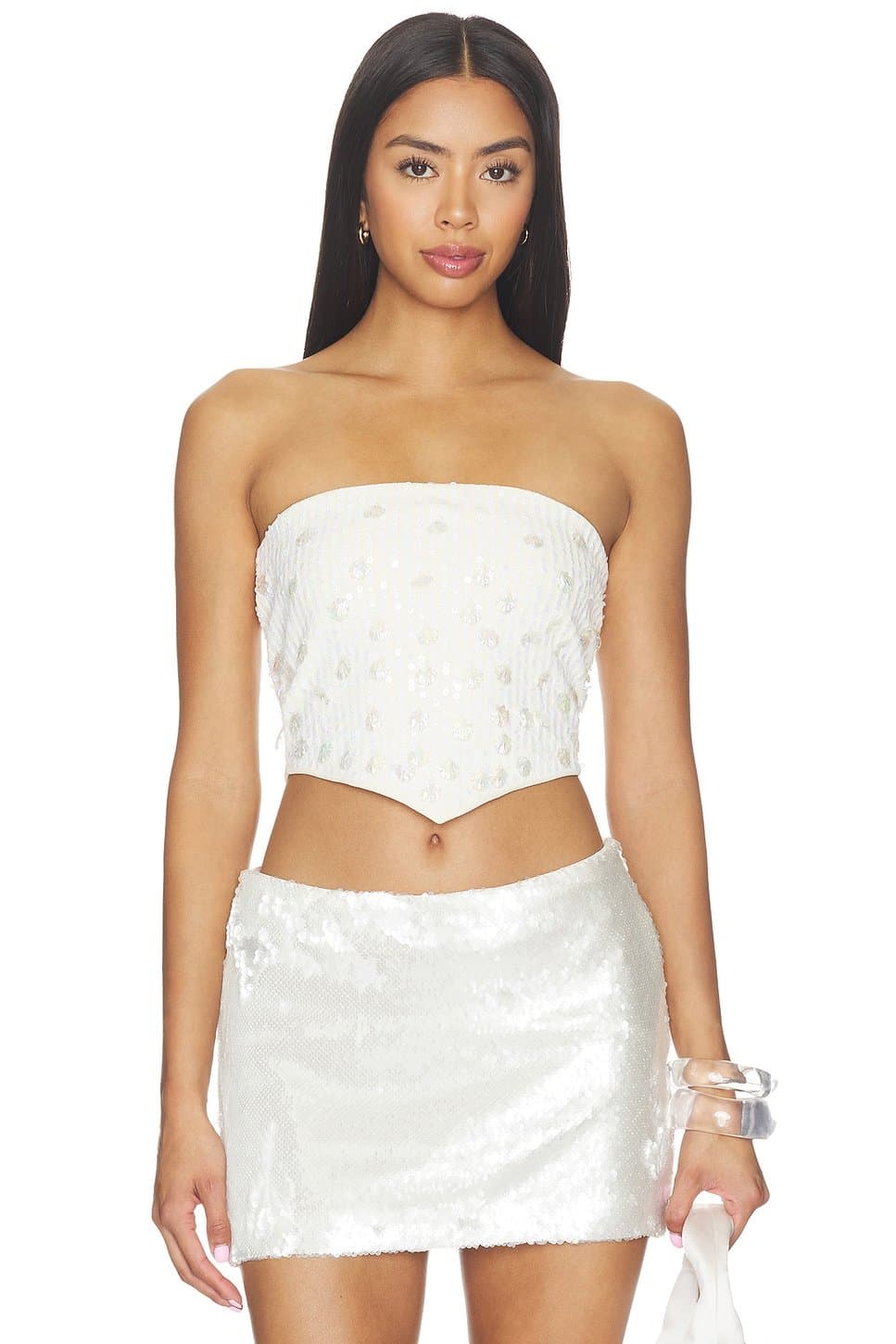 revolve Reiley Shell Embroidered Top