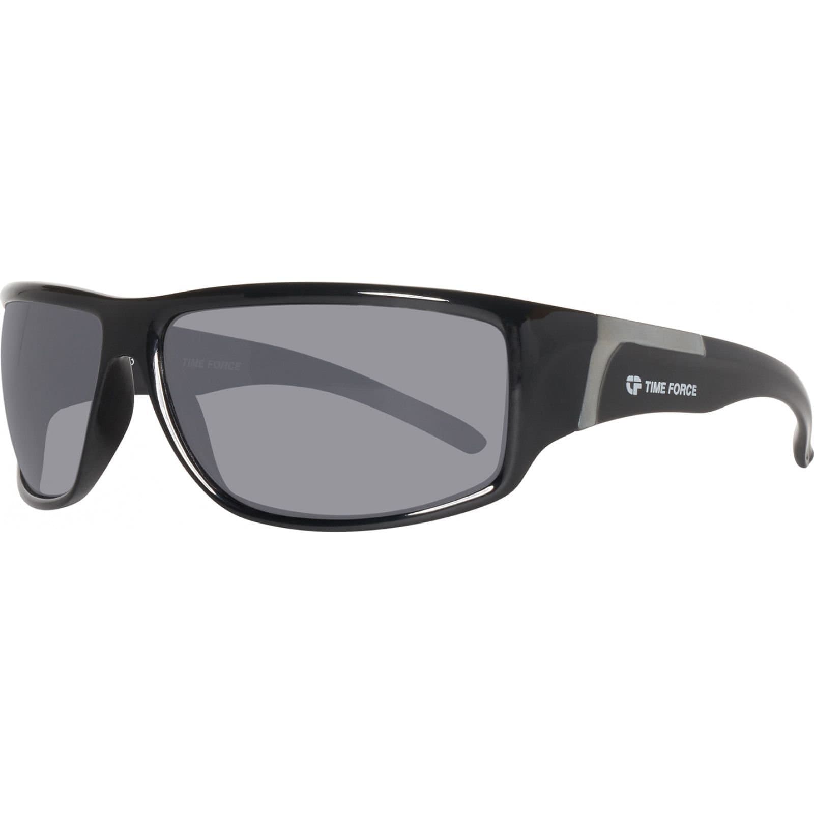 Time Force Time Force Men's TF40003 Square/Rectangle Sunglasses in Black