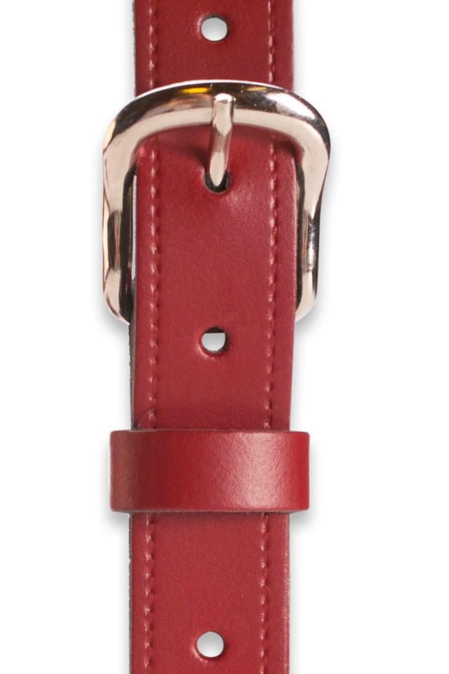 Hawkdale Hawkdale Men's 1" Genuine Leather Belt in Red - 2