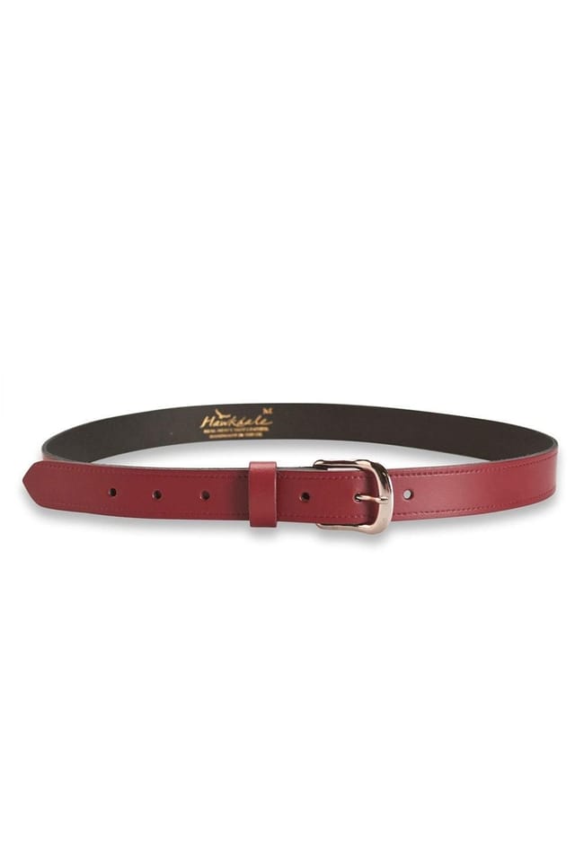 Hawkdale Hawkdale Men's 1" Genuine Leather Belt in Red - 3