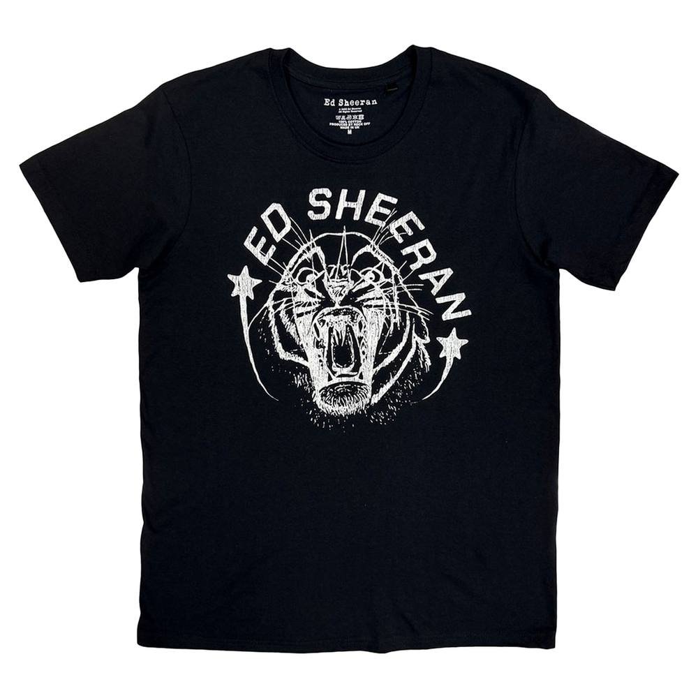 Ed Sheeran Ed Sheeran Men's Tiger T-Shirt in Black - 3