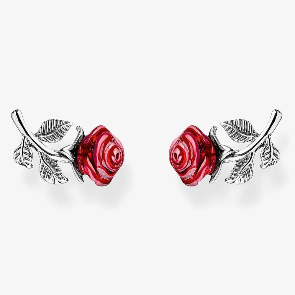 Thomas Sabo Thomas Sabo Red Rose Romance Stud Earrings
