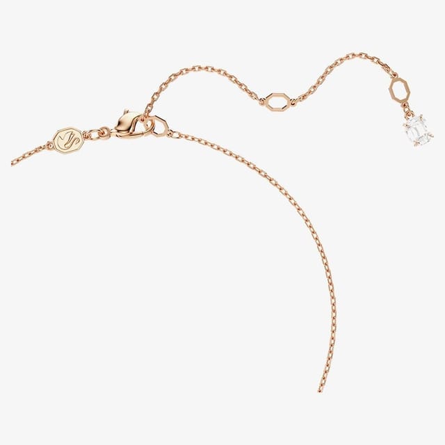 Swarovski Swarovski Women's Hyperbola Rose Gold Plated Zirconia Necklace 5701494 - 3