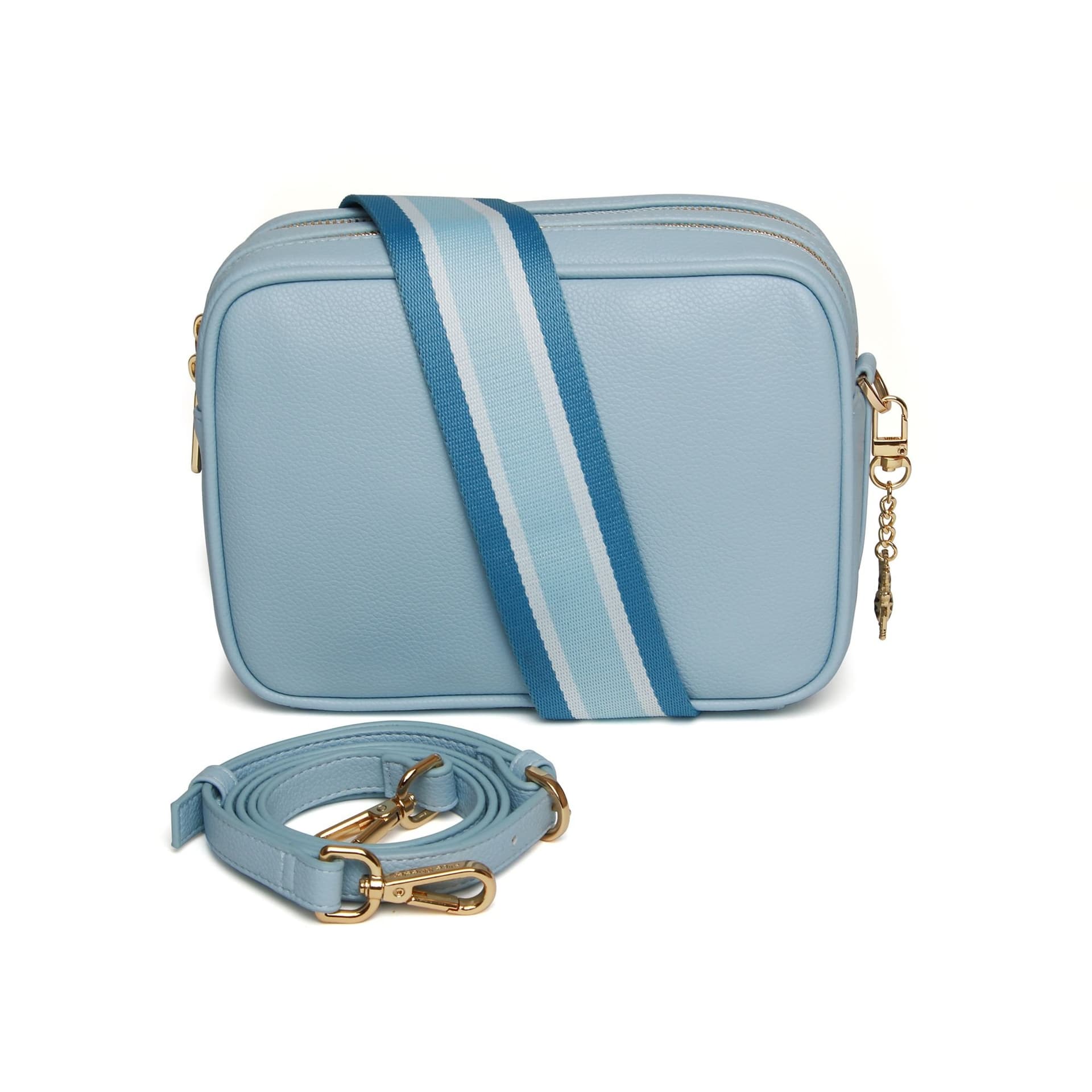 ALICE WHEELER LONDON ALICE WHEELER LONDON Baby Blue Leather Crossbody Bag