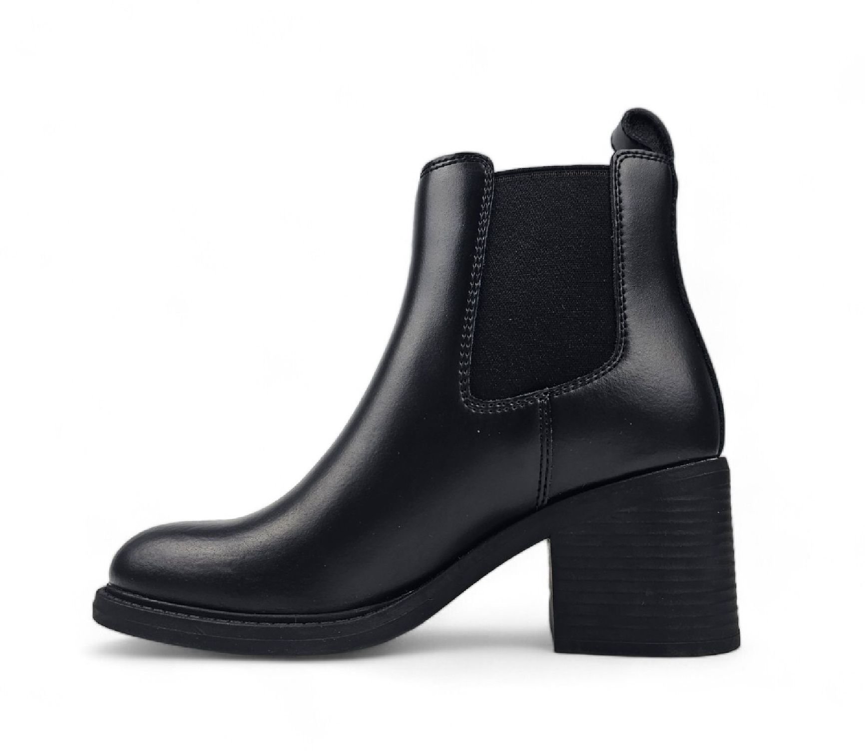 Windsor Smith Windsor Smith Women's Classic Leather Platform Ankle Chelsea Boots - Varsity in Black - 4