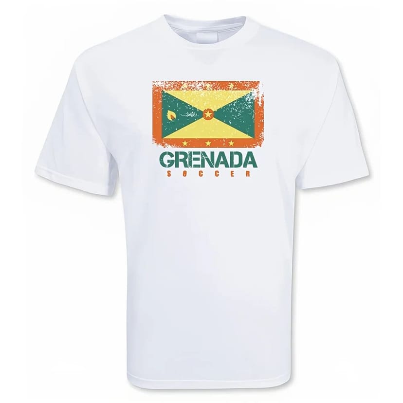 Grenada Grenada Men's Football T‑shirt in White - 1