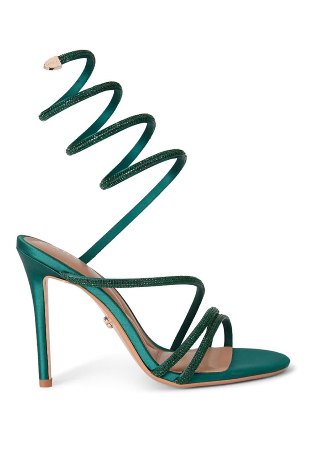 Carvela Carvela Women's 'Spiral 105' Fabric Heels in Green